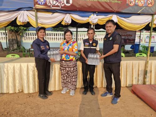 พช.ภูพาน จังหวัดสกลนคร : ลงพื้นที่เยี่ยมจุดตรวจ ตามโครงการป้องกันและลดอุบัติเหตุทางถนนในช่วงเทศกาลสงกรานต์ 2569